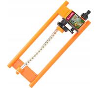 Arroseur de pelouse - Arroseur de jardin oscillant - Tube en aluminium - Orange