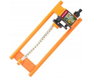 Arroseur de pelouse - Arroseur de jardin oscillant - Tube en aluminium - Orange