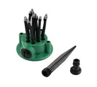 Arroseur de pelouse - Dispositif de buse rotative multidirectionnelle, tête d'arrosage de Type Fleur, Outil d'irrigation avec raccord de Tuyau | Convient pour l'irrigation des parterres de Fleurs, la