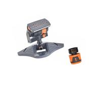 Arroseur de pelouse réglable Peu encombrant avec raccord à dégagement Rapide pour Le Nettoyage des, Irrigation Uniforme et installations faciles Arroseur pivotant Automatique de Jardin