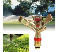 Arroseur d'irrigation, connecteur 1/2 Pouce Bras oscillant Rotatif en Laiton Arroseur d'eau Buse pulvérisation Irrigation Jardin Arroseur pelouse en métal oscillant Automatique