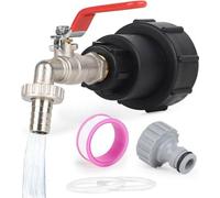 Arroseur en plastique 1 000 l - Raccord S60X6 - Rallonge intégrée - Réservoir en plastique - Adaptateur