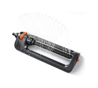 Arroseur Jardin 19 Buses carré Arroseur Oscillant 110-250 m² 4 réglages métal Filtre Anti-bouffée pour pelouse Fleurs Potager