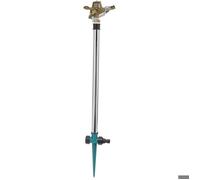 Arroseur jardin auto rotatif 360°, 2 modes réglables, alliage zinc, pour pelouses et jardins