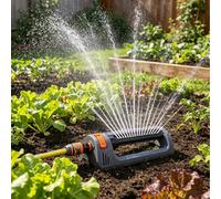 Arroseur oscillant automatique, système d'arrosage de pelouse réglable à 19 trous, connecteur universel, en plastique, sans pile requise, pour l'arrosage du jardin et de la cour noir,arroseur oscillan