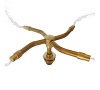 Arroseur pour arrosage, pelouse, tête d'irrigation, bras 3/4 de | Tête d'arrosage rotative à 360° pour arrosage, ferme, parterres de fleurs, patio, cour, jardin