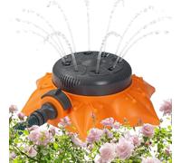 Arroseur pour jardin et pelouse - Résistant aux intempéries à 360 degrés - Pour de grandes zones de jardin et surfaces - Convient pour les parterres de fleurs, parterres surélevés, terrasse, balcon