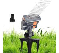 Arroseur pour patio extérieur buse et brumisation | Arroseur de gazon de type oscillant pour jardin, pelouse, parterres de fleurs, arrosage extérieur extérieur, terrain