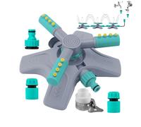 Arroseur Pour Pelouse Pulvérisateur D'Irrigation Rotatif 360° Réglable | Asperseur d'Arrosage de Gazon pour Jardin, Terrasse, Parc, Été, Printemps, Fleurs, , Jeux