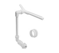 Arroseur pour piscine - Refroidissement par pulvérisation esthétique avec fontaine à double tête en PVC en forme de T | Adaptateur d'installation facile inclus Caractéristique de l'eau dans la cour