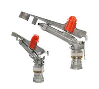 Arroseur réglable à 1.5 ou 2 pouces, 360 degrés, outil de pulvérisation d'irrigation de grande surface, pulvérisateur de jardinage, pistolet de pluie rotatif pour parc de pelouse 1 Inch