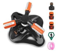 Arroseur Rotatif 360° - 3 Bras - 36 Buses - Arrosage Automatique