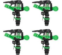 Arroseur Rotatif 360° 4 Pièces 1/2" Tête d'Arrosage Automatique Jardin
