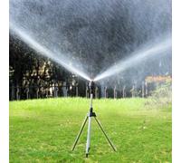 Arroseur rotatif automatique de jardin à 360 degrés, ensemble de trépied en acier inoxydable, support d'irrigation, Jet d'eau, outil d'arrosage de pelouse de jardin B