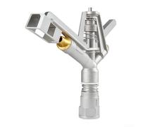 Arroseur rotatif avec construction en alliage de zinc et double buse pour une irrigation continue de pelouse et de lit