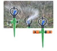 Arroseur rotatif pour pelouse de jardin, buse de diffusion à filetage mâle, buse d'arrosage rotative automatique avec support, 360 ", résistant à 1/2 F