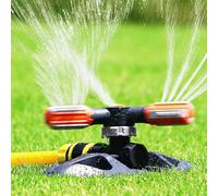 Arroseur rotatif - Rotation automatique à 360 degrés - 3 bras - Pression 80 psi - Portée 32,8 à 49,2 pieds
