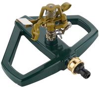 Arroseur rotatif Unyqoos® avec base en métal en alliage de zinc – angle de pulvérisation réglable de 20 à 360° pour les grandes surfaces de pelouse et de jardin
