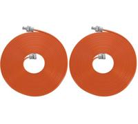 Arroseur souple Gardena : arroseur à pulvérisation pour massifs et surfaces étroits, pulvérisation fine, adapté à de nombreux raccords Gardena, réglage de la longueur, 15 m, orange (996-20) (Lot de 2)