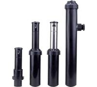 Arroseur T5 inox escamotable - Emergence de 12,7 cm - Secteur réglable 40 à 360° - Portée 7,6 à 15,2m - RapidSet