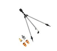 Arroseur trépied avec réglage de pulvérisation flexible, raccord universel de 1,9 cm, anti-fuite pour un arrosage efficace des plantes, raccord rapide, arroseur de tuyau d'arrosage