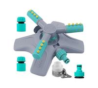 Arroseurs de jardin Asperseur D'Irrigation Rotatif À Raccord Rapide 360° | Asperseur d'Arrosage de Gazon Pour Cour Terrasse Parc Été Printemps Fleurs Jeux Gazon