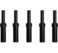 Arroseurs escamotables, hauteur de relevage de 10 cm, 5 pièces, couleur noire, pour l'arrosage des pelouses