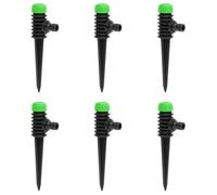 Arroseurs rotatifs - VIDAXL - 6 pcs - Vert et noir - Rotation 360° - Design compact et stable