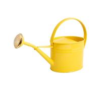 Arrosoire ovale 1,75 L GUILLOUARD acier galvanisé jaune citron bec fin Jaune citron