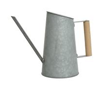 Arrosoir 12 x 29 x 22 cm en métal avec poignée en bois - Pour arroser et décorer - Arrosoir en zinc pour plantes d'intérieur, balcon, jardin - Décoration de jardin - Pichet pulvérisateur - Watering