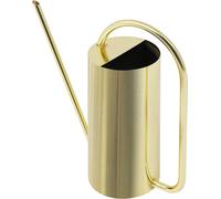 Arrosoir - 201 Inox - 1,4 L - Bec long - Pour plantes d'intérieur - Diamètre du fond 10 cm - Blanc