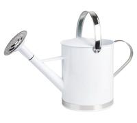 Arrosoir blanc en zinc de 5 litres, pour une utilisation en extérieur