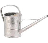 Arrosoir de 15 litres - Arrosoir moderne pour plantes d'intérieur et d'extérieur - Structure en acier thermolaqué - Bec fin et poignée haute - Zinc