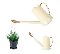 Arrosoir de 2 litres à Long Bec en Plastique arroseur détachable Plante arrosoir Vaporisateur d'eau léger Bouteille d'arrosage pour intérieur extérieur Jardin Maison Fleur bonsaï Plante(Beige)