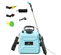 Arrosoir de jardin - Vaporisateur manuel - 5 litres - Bleu - Plastique - Pour l'arrosage des plantes