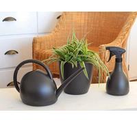 Arrosoir de recyclage 1,8 l - Bouteilles de rinçage 0,7 l, respectueux de l'environnement, plantes de balcon, plantes d'intérieur, couleur terre cuite.