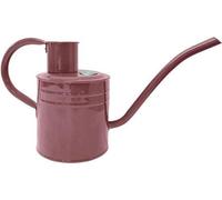 Arrosoir de style antique rose - 1 litre, récipient en acier galvanisé pour plantes d'intérieur avec rebord surélevé, de style anglais