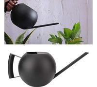 Arrosoir d'intérieur et d'extérieur - 33 oz/1 L - noir - acier inoxydable - plantes d'intérieur - multifonctionnel