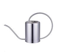 Arrosoir en acier inoxydable 0,3 l/0,9 l/1,3 l/1,5 l/2 l or ou argent pour plantes de maison avec poignée confortable, bec long, corps solide pour l'intérieur et l'extérieur