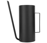 Arrosoir en Acier Inoxydable 1.5L, Arrosoir avec Bec Long Précis | Arrosoir Plante Interieur, Metal Élégant pour Succulentes, Bonsaï, Jardin Intérieur, Cadeau Jardinage, Noir