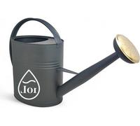 Arrosoir en métal 10 litres avec tête d'arrosage amovible Arrosoir vintage pour le jardin Couleur : Anthracite