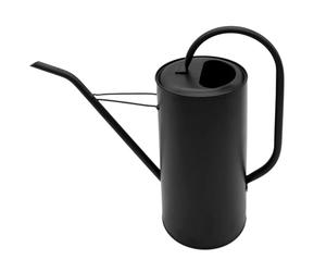 Arrosoir en métal noir mat - 3 l | Avec long bec verseur - Pot à eau élégant pour le bureau
