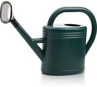 Arrosoir en plastique pour plantes d'extérieur et d'intérieur, 1 litre, vert, avec pommeau amovible, pour les plantes, le jardin, les fleurs et le bureau.