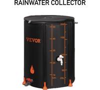 Arrosoir pliable avec réservoir d'eau et buse - Capacité 379 L - Noir - Réutilisable