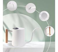 Arrosoir pour plantes d'intérieur - petit arrosoir en acier inoxydable avec un long bec verseur pour les plantes - décoration moderne pour l'intérieur et l'extérieur