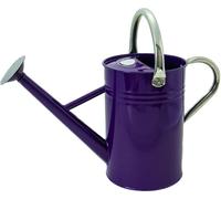 arrosoir vintage de 45 litres - Violet - Arrosoir en acier galvanisé pour l'arrosage quotidien - Style anglais avec poignées - Arrosage de jardin