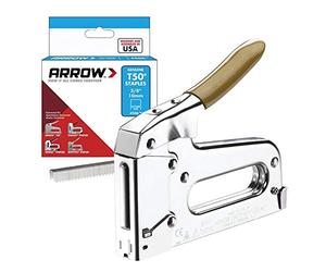 Arrow 030002 T50PBN Agrafeuse/Cloueuse manuelle professionnelle