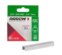 Arrow 160729 JT21 Boîte de 1000 Agrafes 10 mm