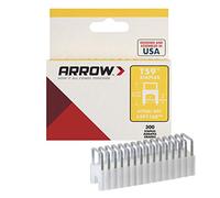 Arrow 160766 T59 Boîte de 300 Cavaliers 17 mm à pont isolant 6 x 6 mm pour câble ø 5 mm Incolore