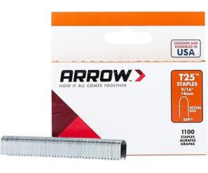 Arrow 160844 T25 Boîte de 1000 agrafes 14 mm pour câble ø 6 mm